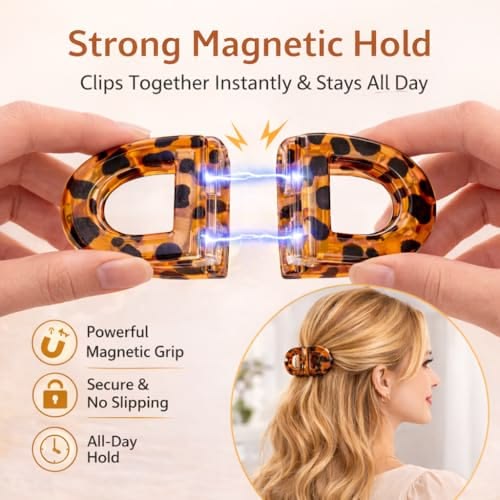 Magnetic Hair Clip – Elegant & Easy Hair Styling ( Buy 1 Get 1 Free )